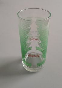 Coca Cola Christmas Tree Glass