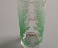 Coca Cola Christmas Tree Glass