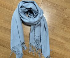 Lovely scarf in baby blue colour