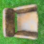 Vintage Style Faux Suede Office Chair Image 3