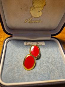 Vintage Red Earrings
