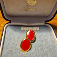 Vintage Red Earrings
