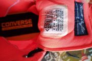 converse chuck taylor hi tops, neon orange
