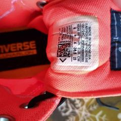 converse chuck taylor hi tops, neon orange