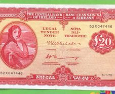 Ireland Twenty pound lavery note