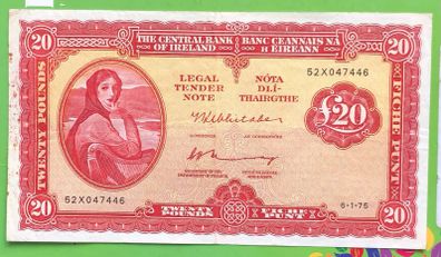 Ireland Twenty pound lavery note