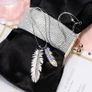 feather earrings or necklace Image 2