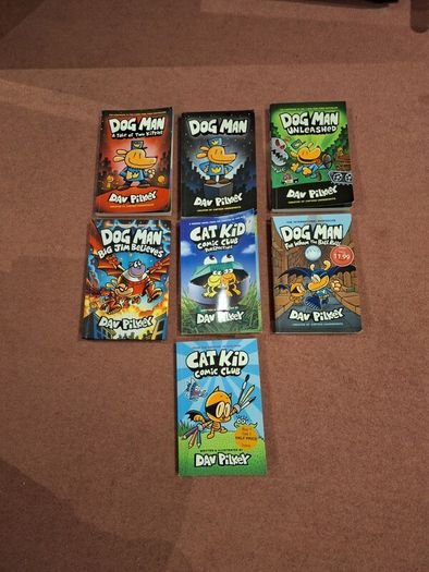 Dog Man & Cat Kid  and Cat Kid Books