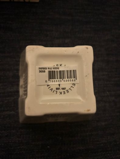 Belleek Living wax votive