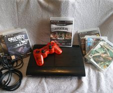 Playstation 3 slim console and games bundle
