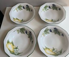 Set of four vintage dishes Victorian orchard the Chartwell collection