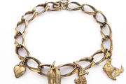 Vintage Italian Sterling Silver Charm Bracelet