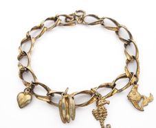 Vintage Italian Sterling Silver Charm Bracelet