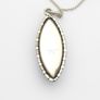 Vintage 925 Sterling Silver Real Butterfly Wing Necklace Image 4