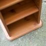 Slim Solid Pine CD/DVD Storage Tower Narrow Bookcase Image 6