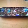 midcentury enamel on copper trinket dish Image 2