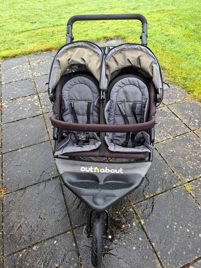 Out n About Double Buggy(with footmuffs)