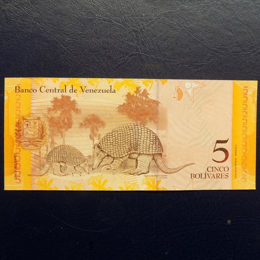 Venezuela 2007.5 Cinco.Uncirculated Banknote.