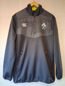 Ireland Rugby Top. Official Canterbury IRFU Mens Half Zip Touchline Top. Collect In Dublin Or Receive Via Post.