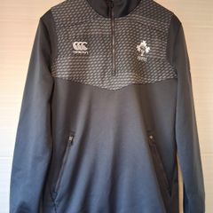 Ireland Rugby Top. Official Canterbury IRFU Mens Half Zip Touchline Top. Collect In Dublin Or Receive Via Post.