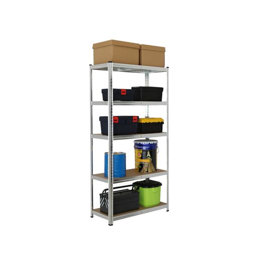 Budget Garage Shelving | 2 Bay Galvanised
