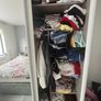 White slide robe wardrobe Image 4