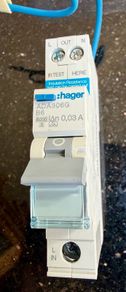 Hagar B 6 amp single mod RCBO