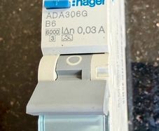 Hagar B 6 amp single mod RCBO