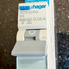 Hagar B 6 amp single mod RCBO