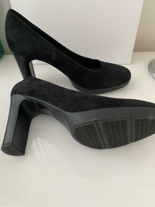 Geox Black Shoes Ladies Heels