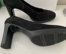 Geox Black Shoes Ladies Heels