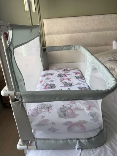 3-in-1 Baby Bassinet / Bedside Sleeper with Mattress & Bedding