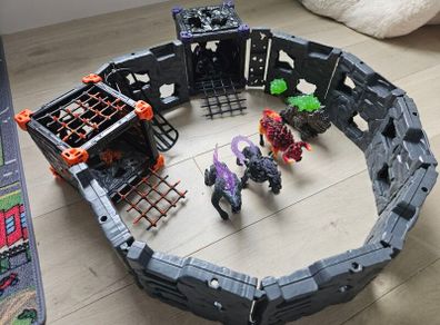 schleich Eldrador 42673 BattleCave Arena Lava vs. Shadow -BOXED with extras figures