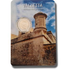 Malta 2 Euro Commemorative Coin 2026 - Valletta. Coincard. BU