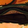 Beautiful dark green/ olive green leather purse Image 3