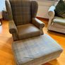 Easy Living Wingback Chair & Footstool Image 2