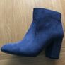 Navy Ankle Boots Image 2