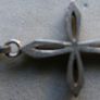 Vintage Sterling Silver 925 Cross Pendant with Optional 11,5"  Chain 5,7g Image 9