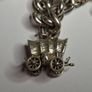 Vintage Sterling Silver Charm Bracelet, Movable Charms Image 6