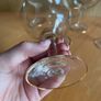 Vintage Gold Ring Champagne Coupe Glasses Image 4