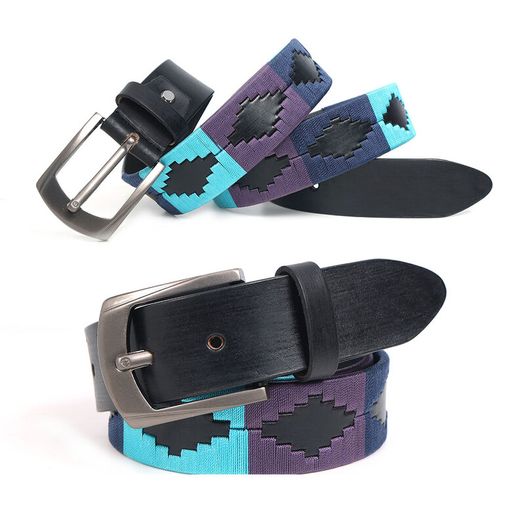 Unisex Genuine Leather Polo Belt Premium Multi-Color Designer Belt
