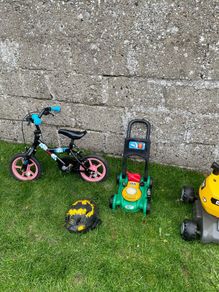 kids toys and bike