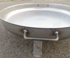 Large Round Fire Pit Bowl 80cm Free Delivery