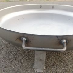 Large Round Fire Pit Bowl 80cm Free Delivery