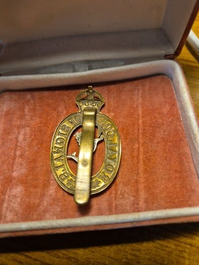 Ww2 Royal Corps Of Signals Cap Badge