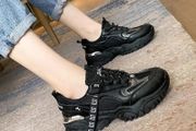sneakers black size 4 only