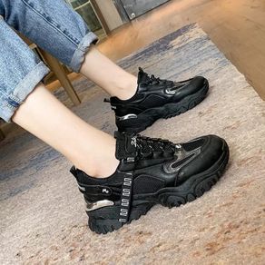 sneakers black size 4 only