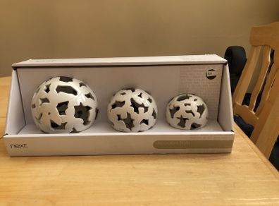 Brand New Next Ceramic Decorative Balls