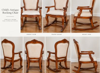 Child's antique style rocking chair - excellent condition