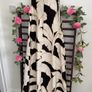 Black and cream patterned long dress summer 10/12 Image 8